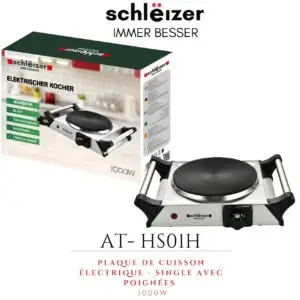 ِSchliezer Plaque de cuisson électrique 1000w
