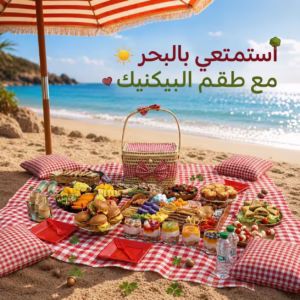 طقم بيكنيك راقٍ بتصميم كلاسيكي