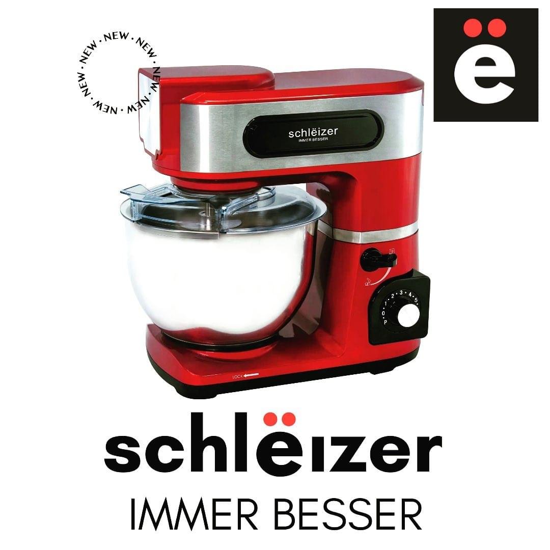⁦Schleizer Robot Pétrin Pâtissier Multifonction 7 litres, 6 vitesse 1800w⁩ - الصورة ⁦3⁩