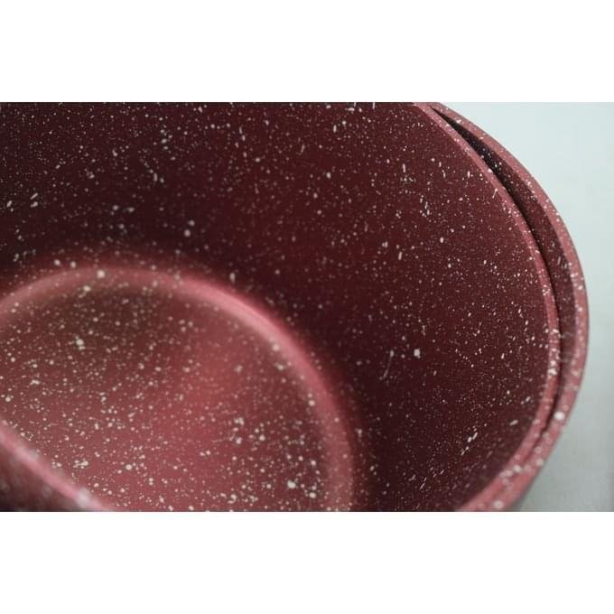⁦Set de 5 casseroles en pierre granite⁩ - الصورة ⁦4⁩