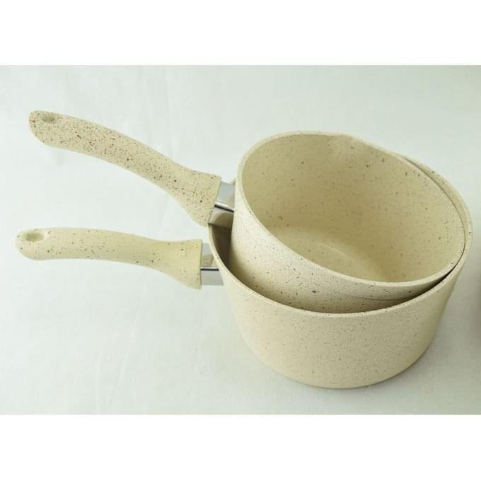 ⁦Set de 5 casseroles en pierre granite⁩ - الصورة ⁦13⁩