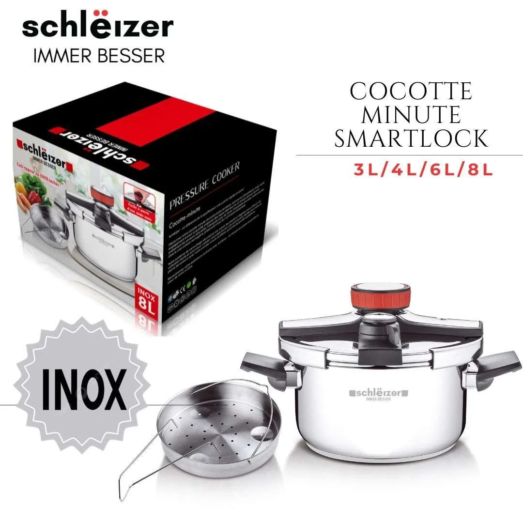 Cocotte-minute schlëizer inox 2in1