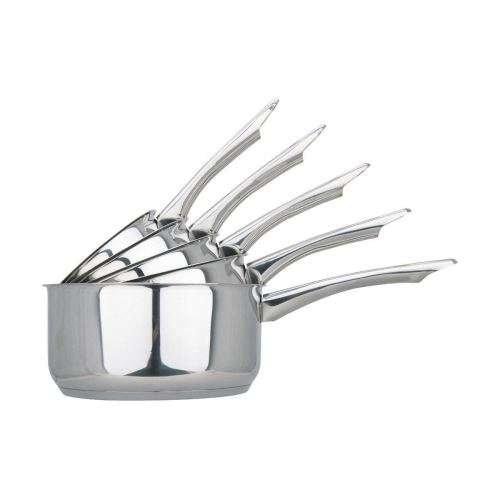 ⁦Set de 5 Casseroles Inox⁩ - الصورة ⁦1⁩